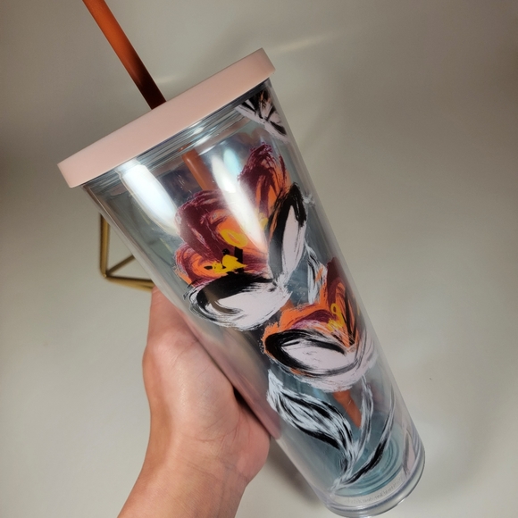 🆕️Starbucks, Rare, Peony Floral Tumbler - Picture 13 of 16